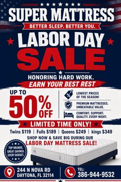 Labor Day Bedding Sale