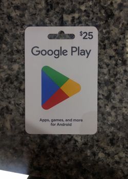 Brand New Google Play Card ,$$15