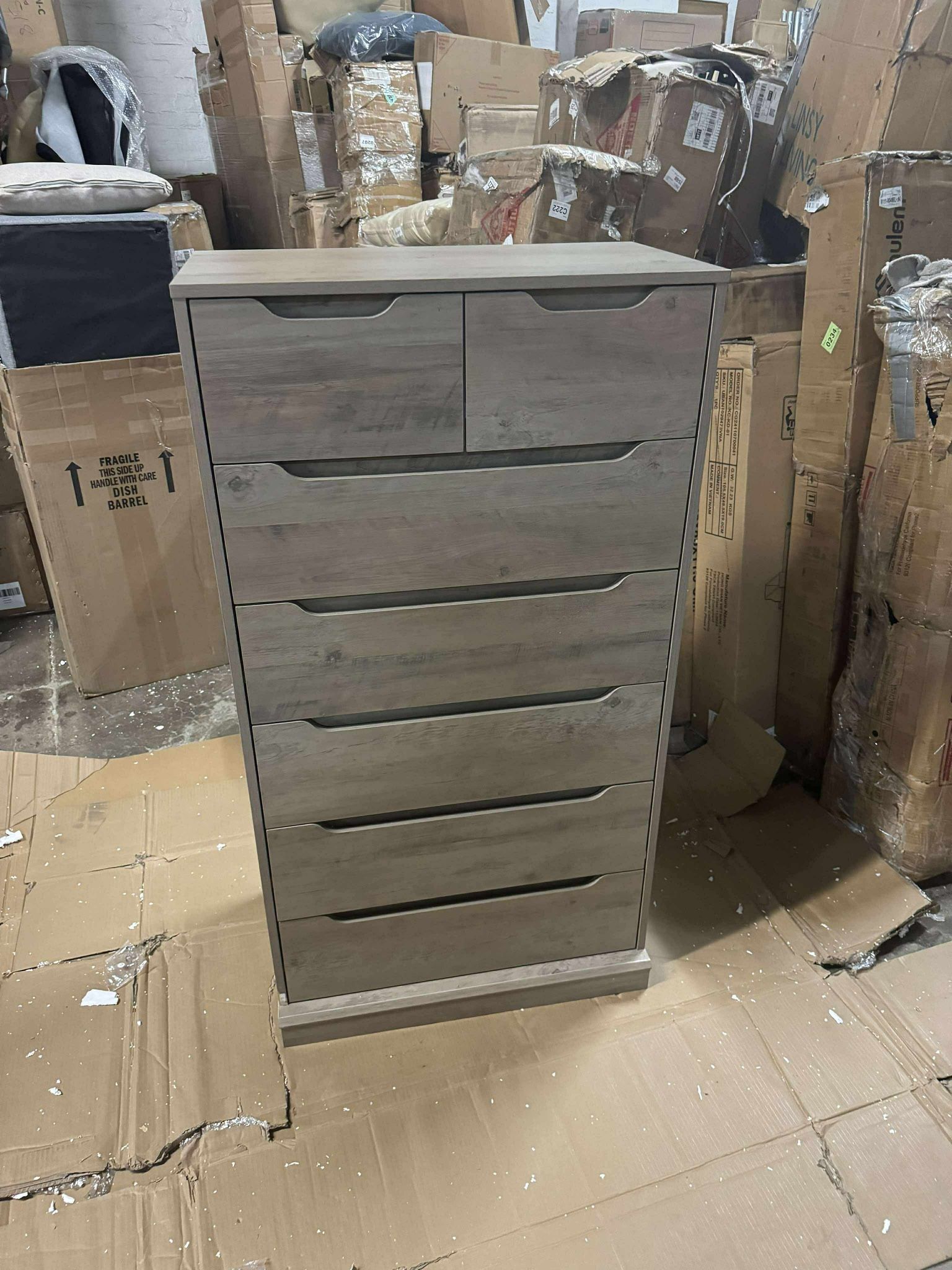 51" Tall 7 Drawers Dre sser