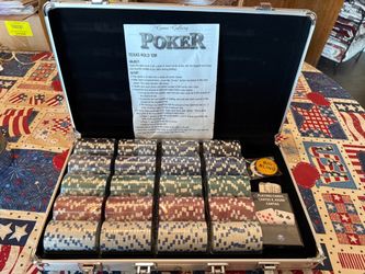 Poker Chips w/ case