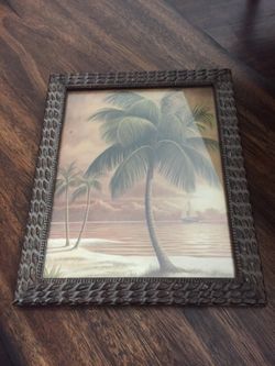 Beautiful tropical painting