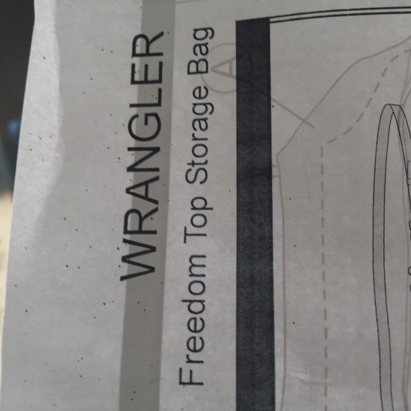 Jeep Wrangler Freedom Top Storage Bag