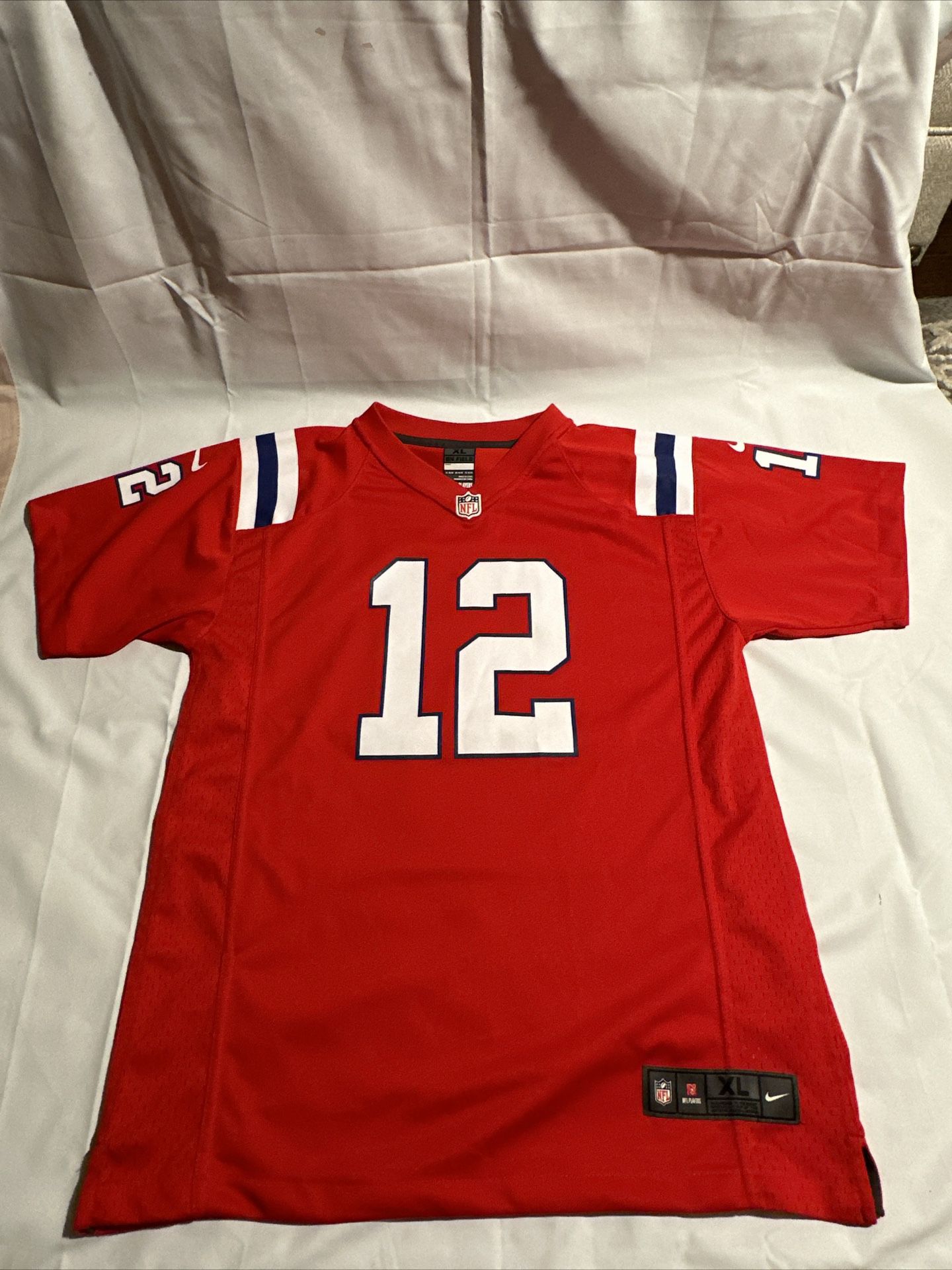 Tom Brady 12 Retro New England Patriots Jersey Nike Youth XL
