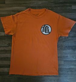 DRAGON BALLZ RIPPLE JUNCTION KAME SYMBOL ADULT UNISEX (MED SIZE) ORANGE T-SHIRT