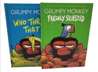 Grumpy Monkey Freshly Squeezed#1 - Who Threw That?#2 Hardcover