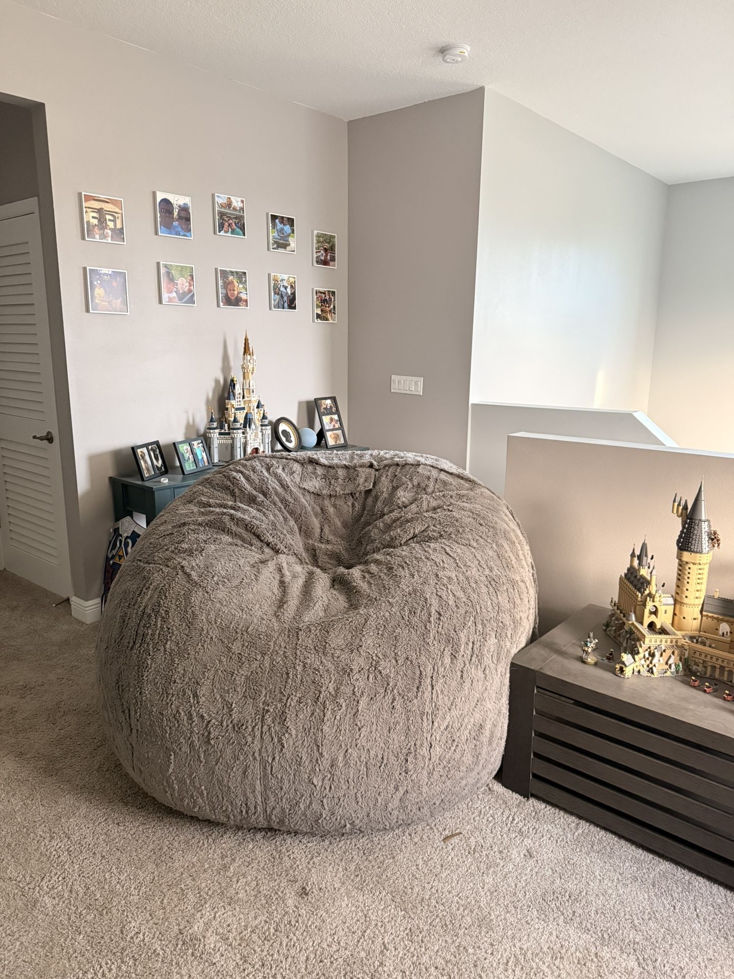 LoveSac Super Sac In Chinchilla Dense Phur