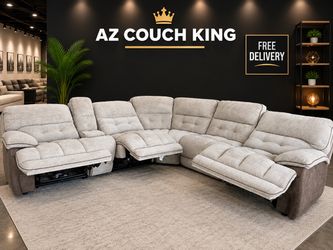 Power Reclining Sectional Couch-FREE DELIVERY 🚚