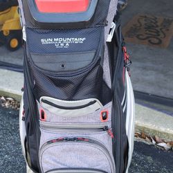 Used Sun Mtn C 130 CART BAG Golf Cart Bags Golf Cart Bags