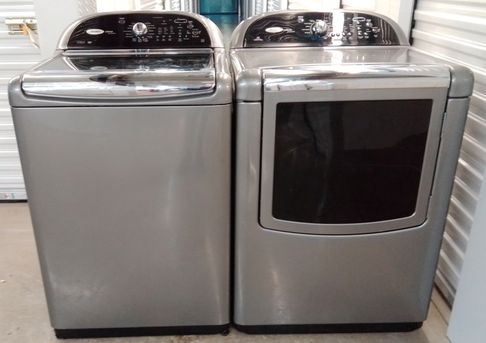 WHIRLPOOL CABRIO PLATINUM HE2 LOW STEAM HIGH EFFICIENCY WASHER AND DRYER ON SALE WITH WARRANTY AND DELIVERY AVAILABLE