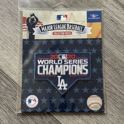 Official 2020 LA Dodgers World Series Champions Patch (Sealed) 