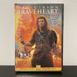 Braveheart DVD Movie NEW SEALED Mel Gibson Widescreen 1995