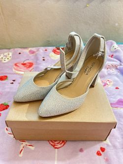 Silver Sparkly Heels