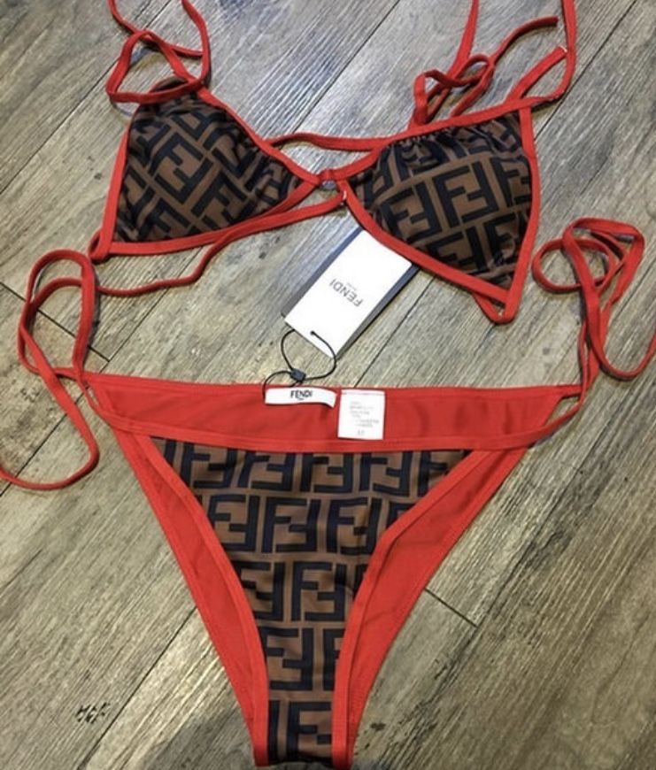 fendi swimsuit black and white