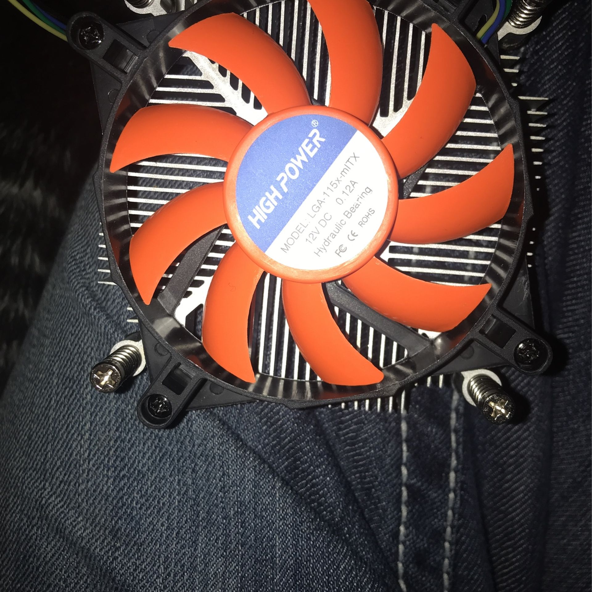 High Power Hydraulic Bearing Cpu Fan
