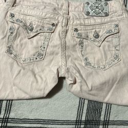 light pink capri miss me jeans