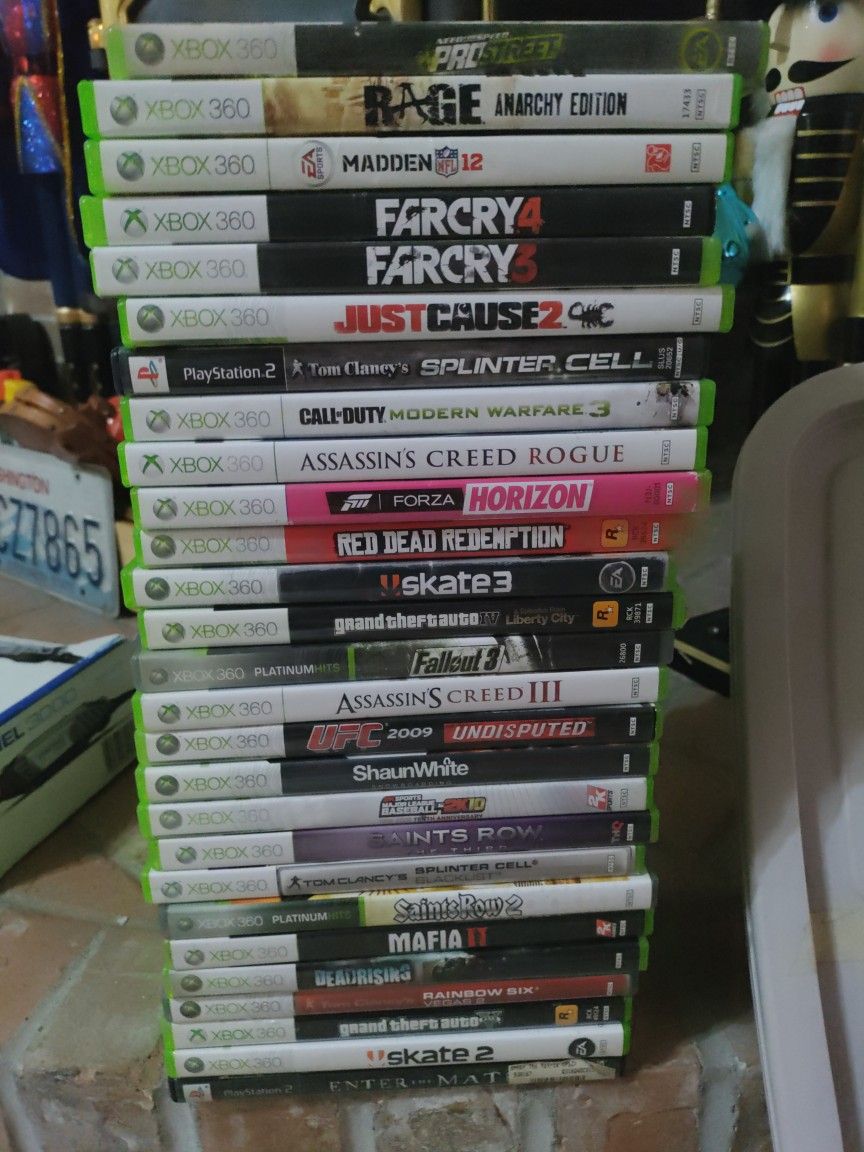 Xbox 360 +Lots Of Games Electronics & Media