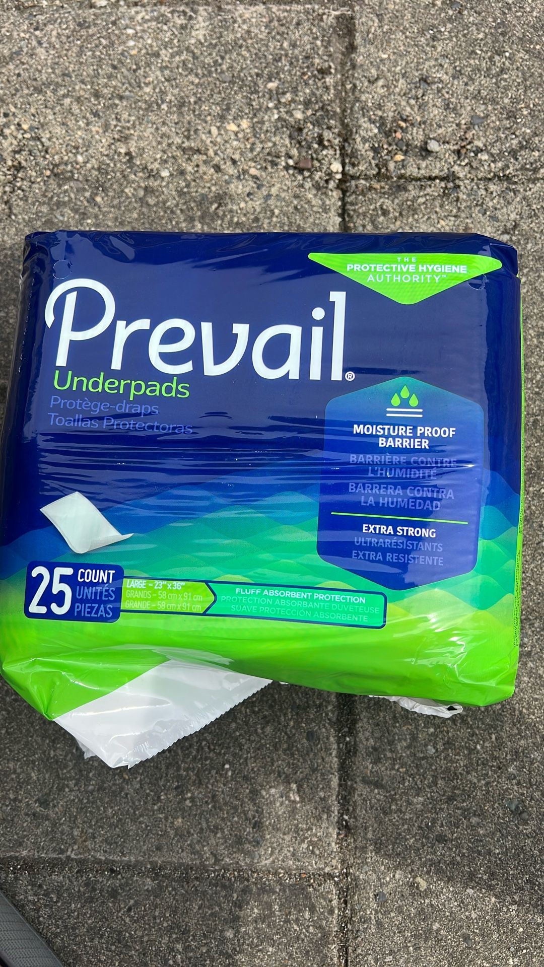 Underpads PREVAIL