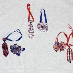 Patriotic Pet Tie or Bow