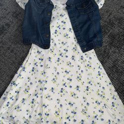 Girls Jean Jacket/Dress