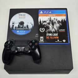 ✨PS4 PRO w/ Dying Light:The Following!