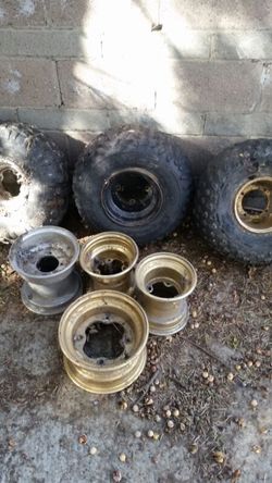 Atv rims and tires