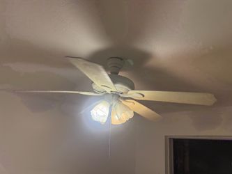 White Ceiling Fan Working !