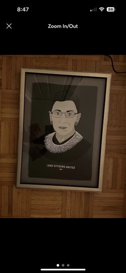 RBG framed print on fabric picture 22x16