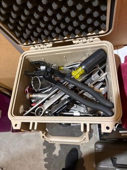 Hard Case with Assorted Hand Tools