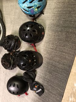 8 helmets