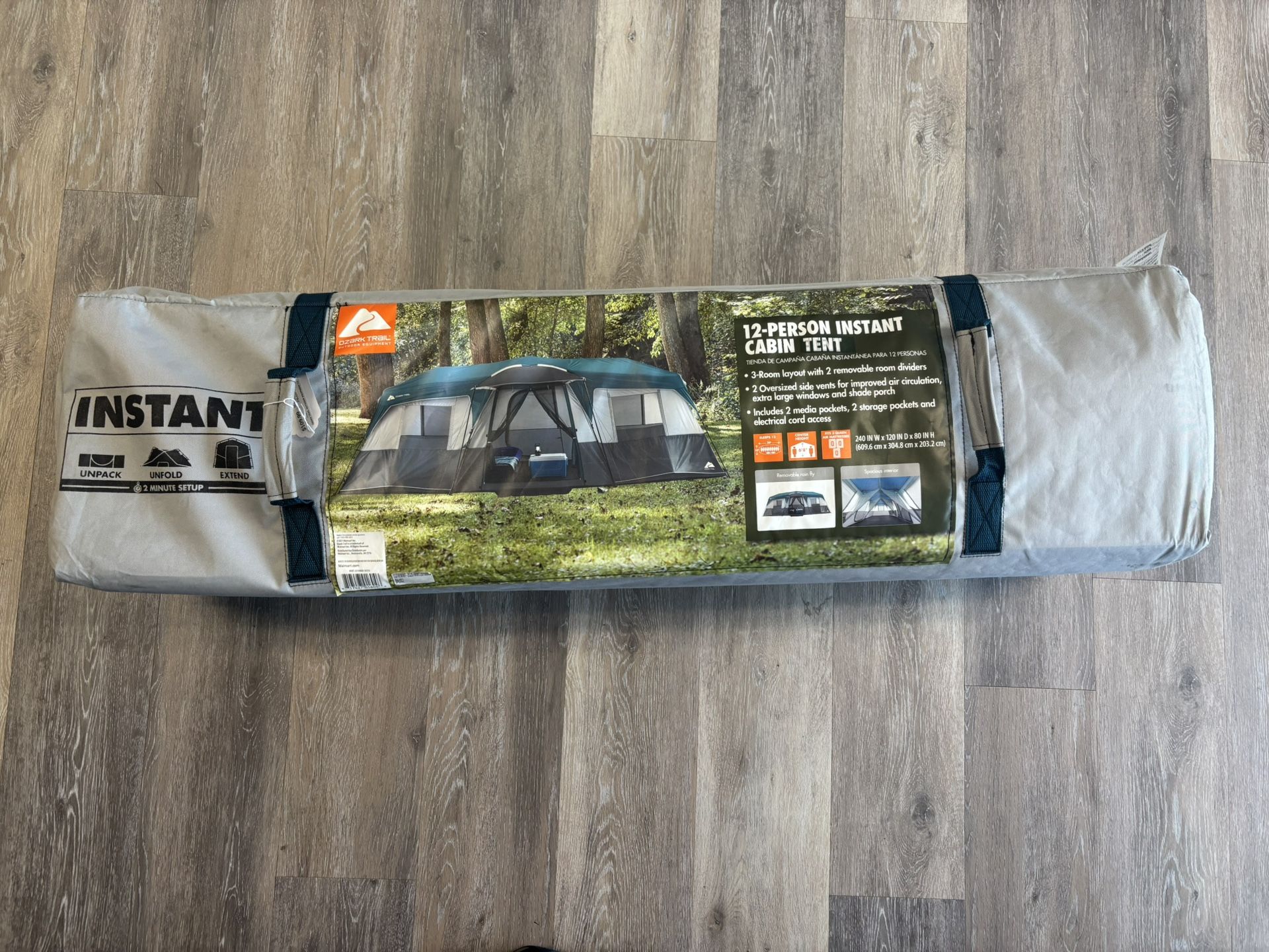 Ozark Trail 12-Person Instant Cabin Tent 