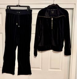Halston Velour Tracksuit Set