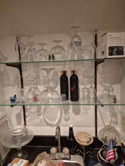 Clear Glass Panels or Glass Shelves