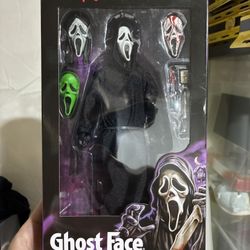 NECA Scream Ghostface THE ICON OF HALLOWEEN 8" Clothed Action Figure Ghost Face