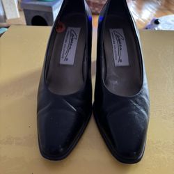 Caressa Leather Black Dress Shoe
