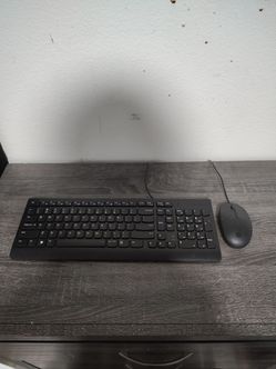 Lenovo and Dell mouse and keyboard