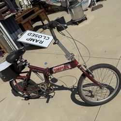 Fold up bike!