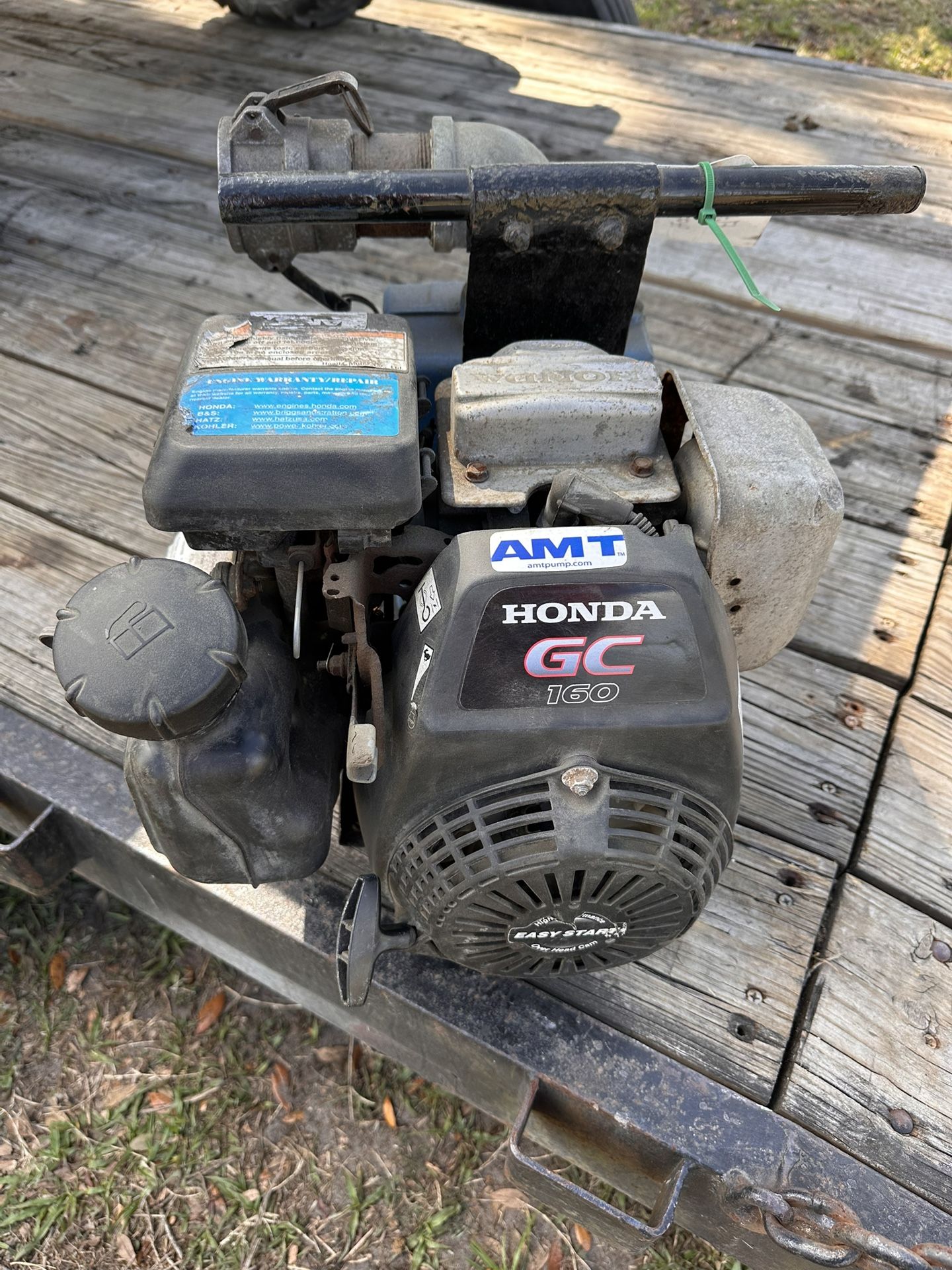 MUD PUMP WITH HONDA MOTOR