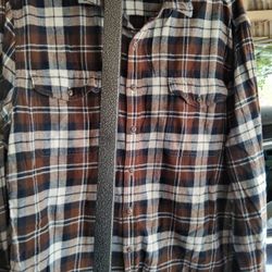 camisa de franela para hombre talla XL $3