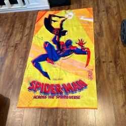 Spiderman across The Spider-Verse Towel 