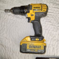 DeWalt 1/2 Hammer Drill And Set Up+ Bits
