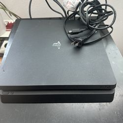 PS4 With Connection Cords 
