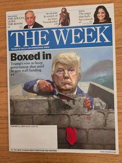 "The Week" magazine. January 11, 2019 Trump Cover story.