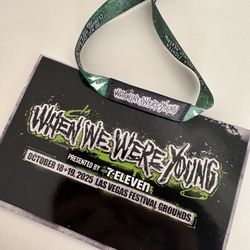 When We Were Young GA ticket 