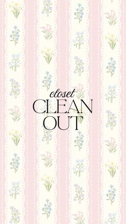 Cleaning out closet