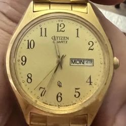🌕🌕Prestigious Unique Vintage Gold Plated Men’s Watch 90’s🌕🌕