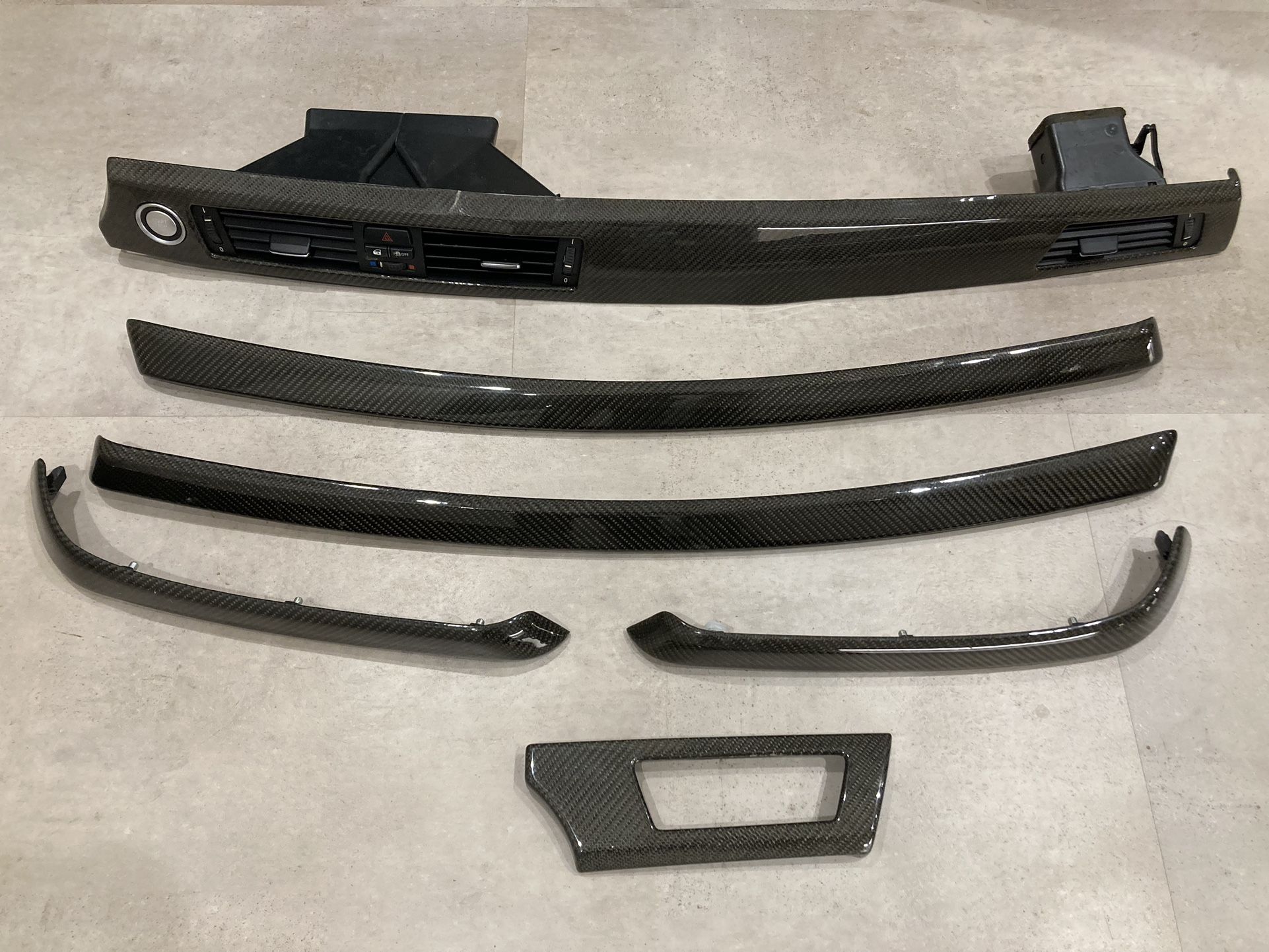 BMW E91 E90 Carbon Fiber Interior Trim