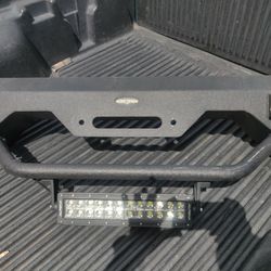 Jeep Wrangler Hooke Road Front Bumper With LED Lights 