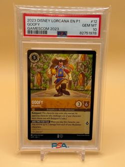 2023 Disney Lorcana Goofy Musketeer Gamescom Promo PSA 10