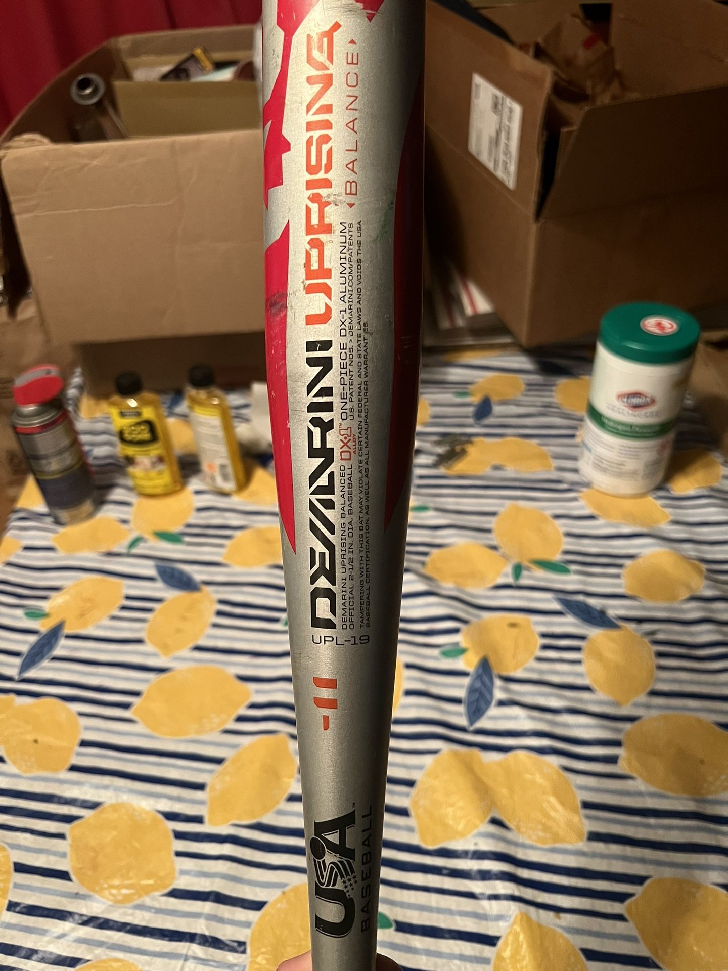 Demarini Uprising Youth Baseball Bat UPL-19,  30"/19oz, 2 1/2" barrel - 11 Drop Also 31” 29” BBCOR And More 