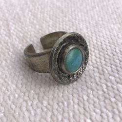 VTG Modernist Jade Ring ASOE Kunsthandwerk AABENRAA DANMARK Denmark